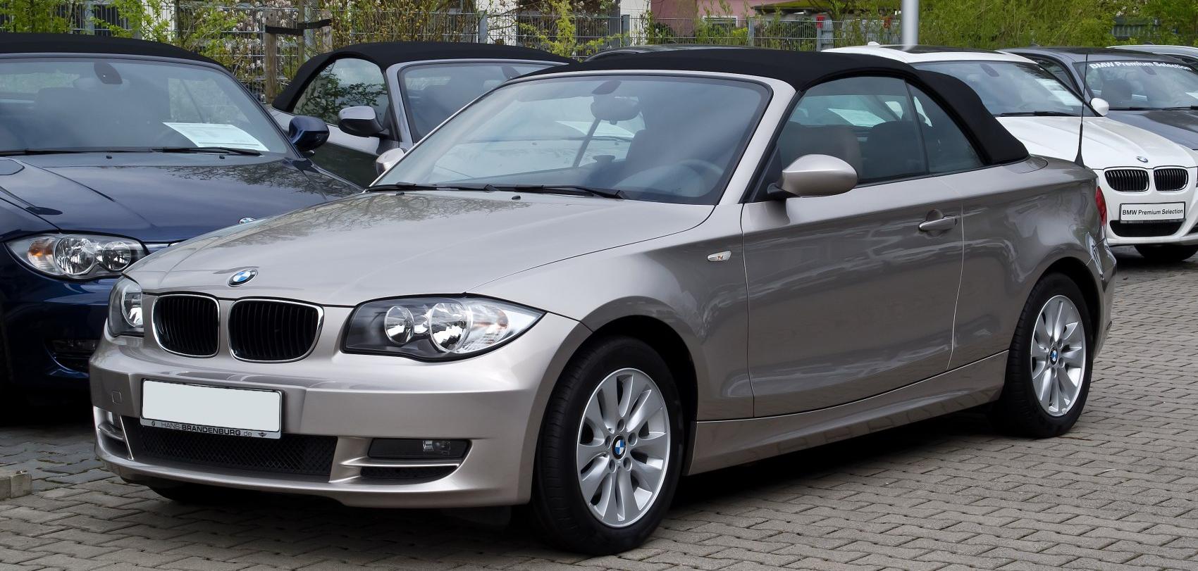 BMW 1 Serisi Cabrio (E88 LCI, facelift 2011)