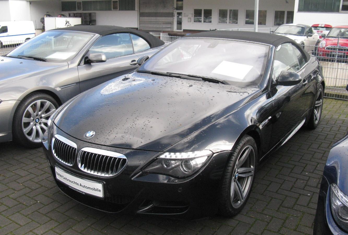 BMW M6 Convertible (E64 LCI, facelift 2007)