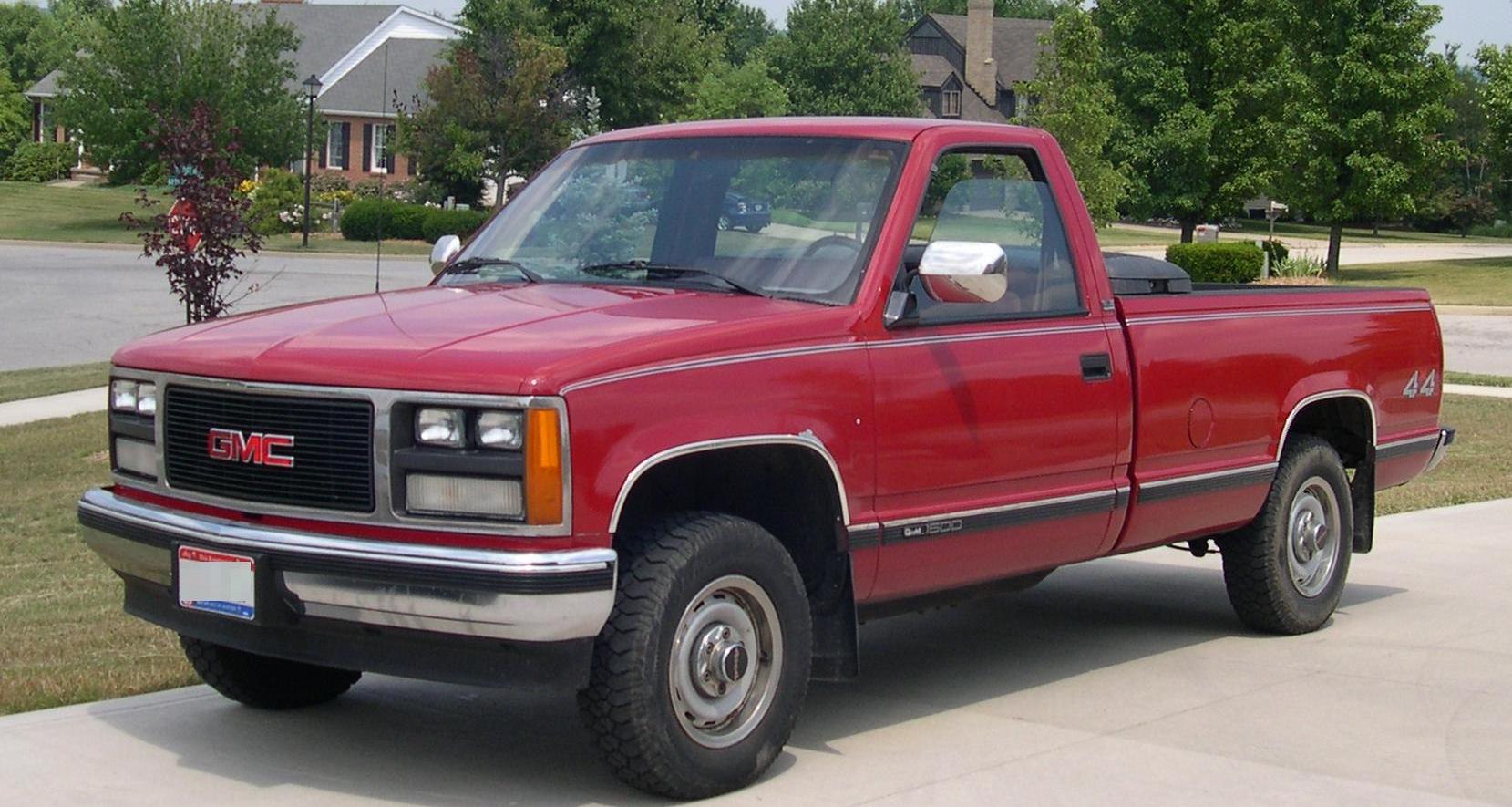 GMC Sierra 1500 I (GMT400) Regular cab LWB Wideside